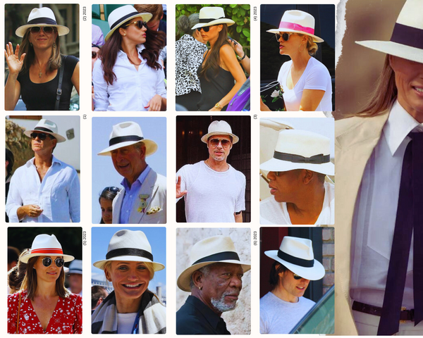 Celebrities in Panama Hats